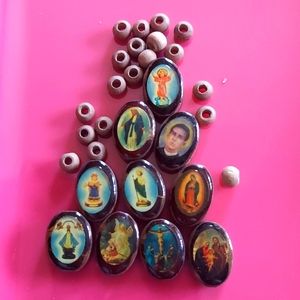 Religious wooden beads